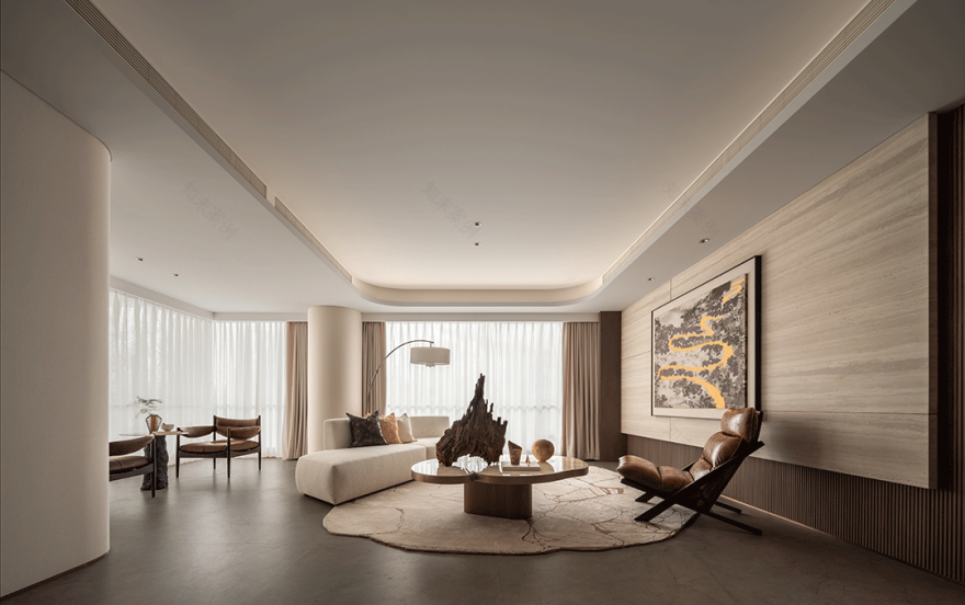 瑞安&城建武汉长江天地丨ARK 曼栎室内设计-14