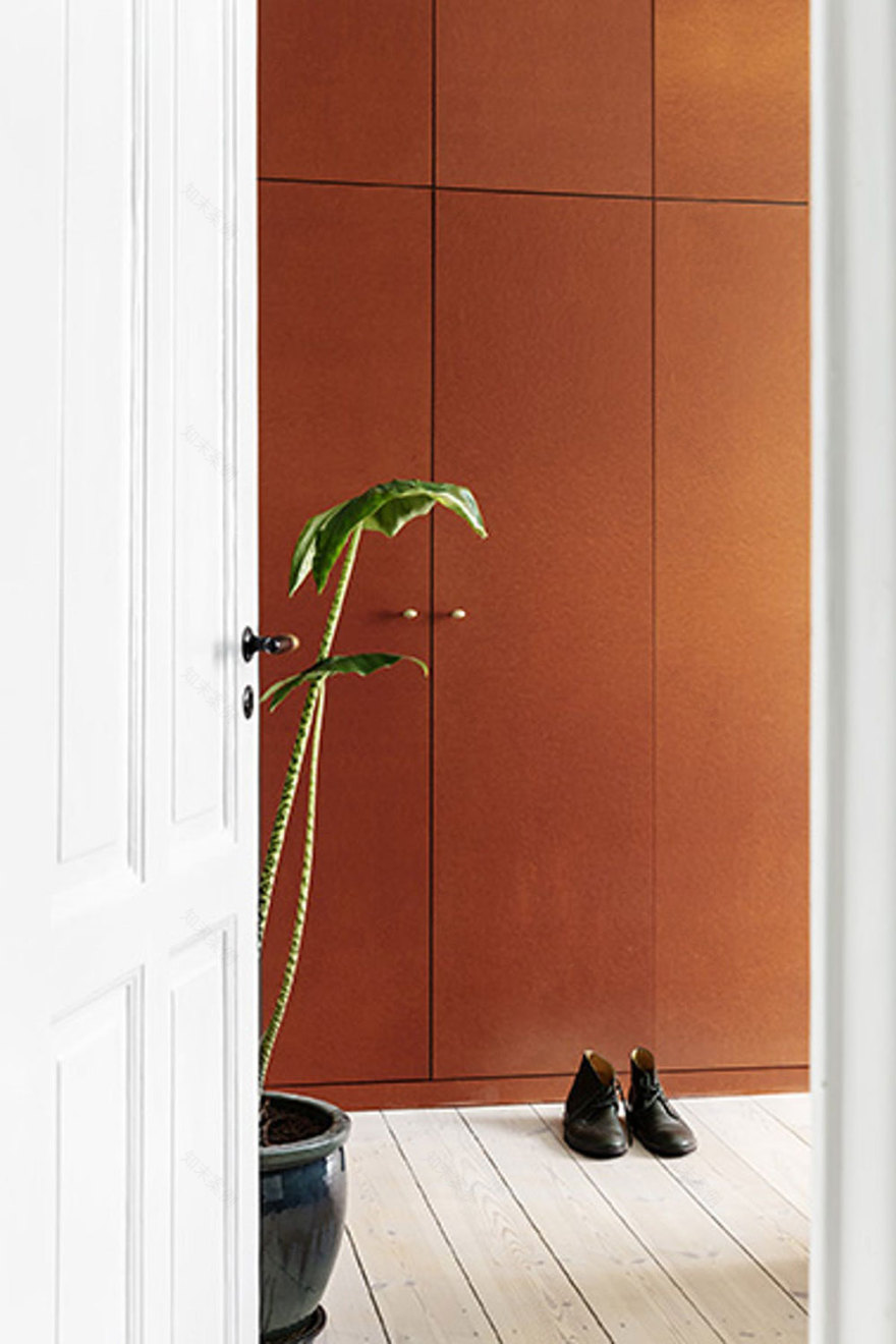 大胆用色,经典公寓焕新颜-14