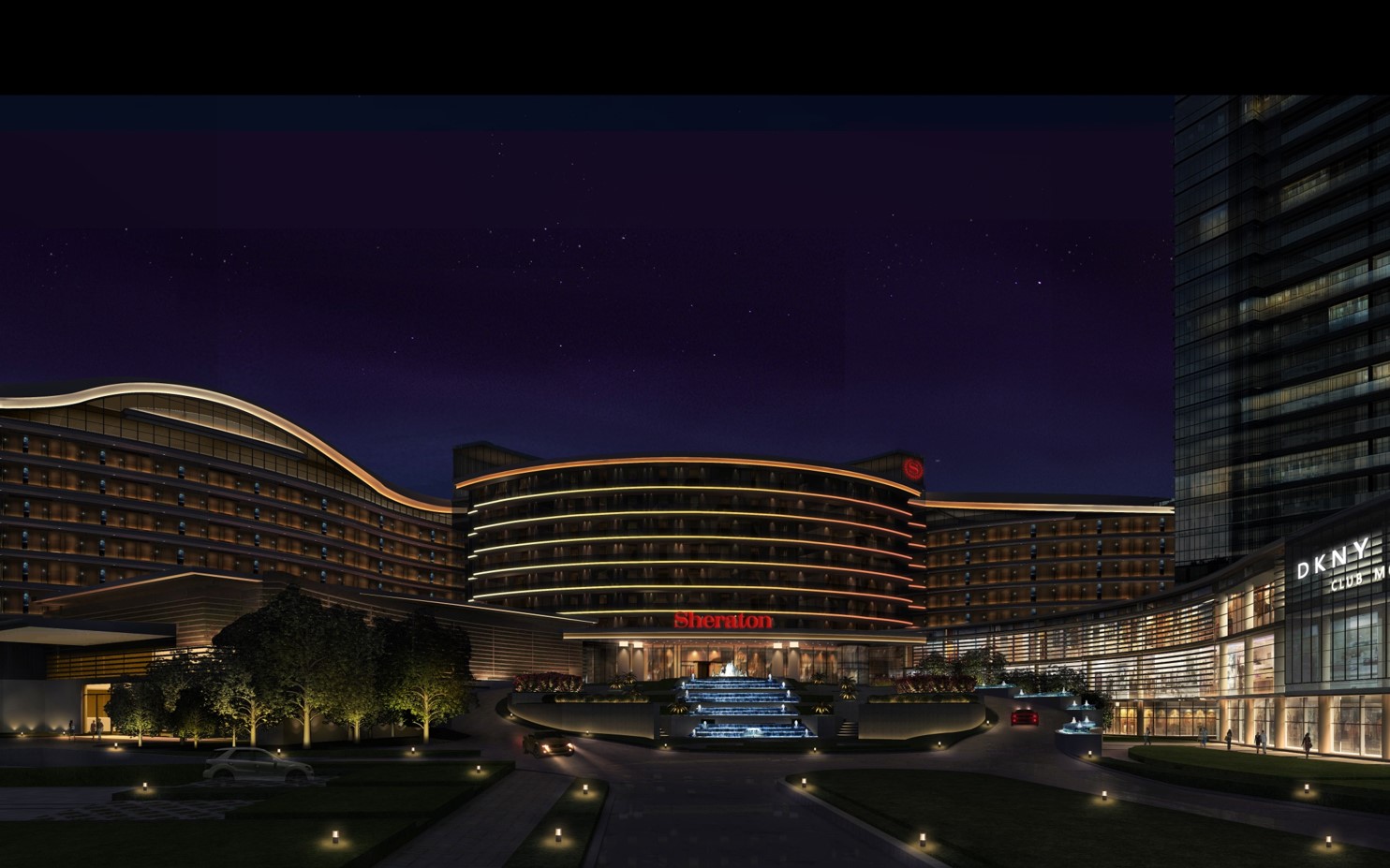 山东日照喜来登大酒店室内外灯光设计方案丨中国日照-7