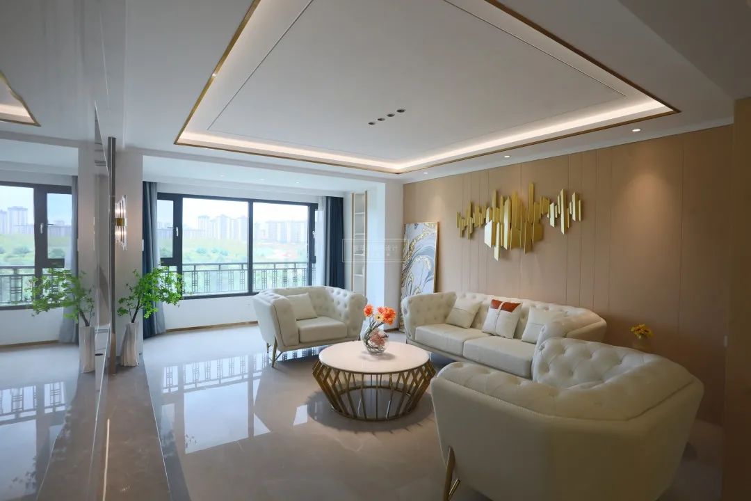 华润中央公园现代轻奢雅居丨紫苹果装饰集团-16