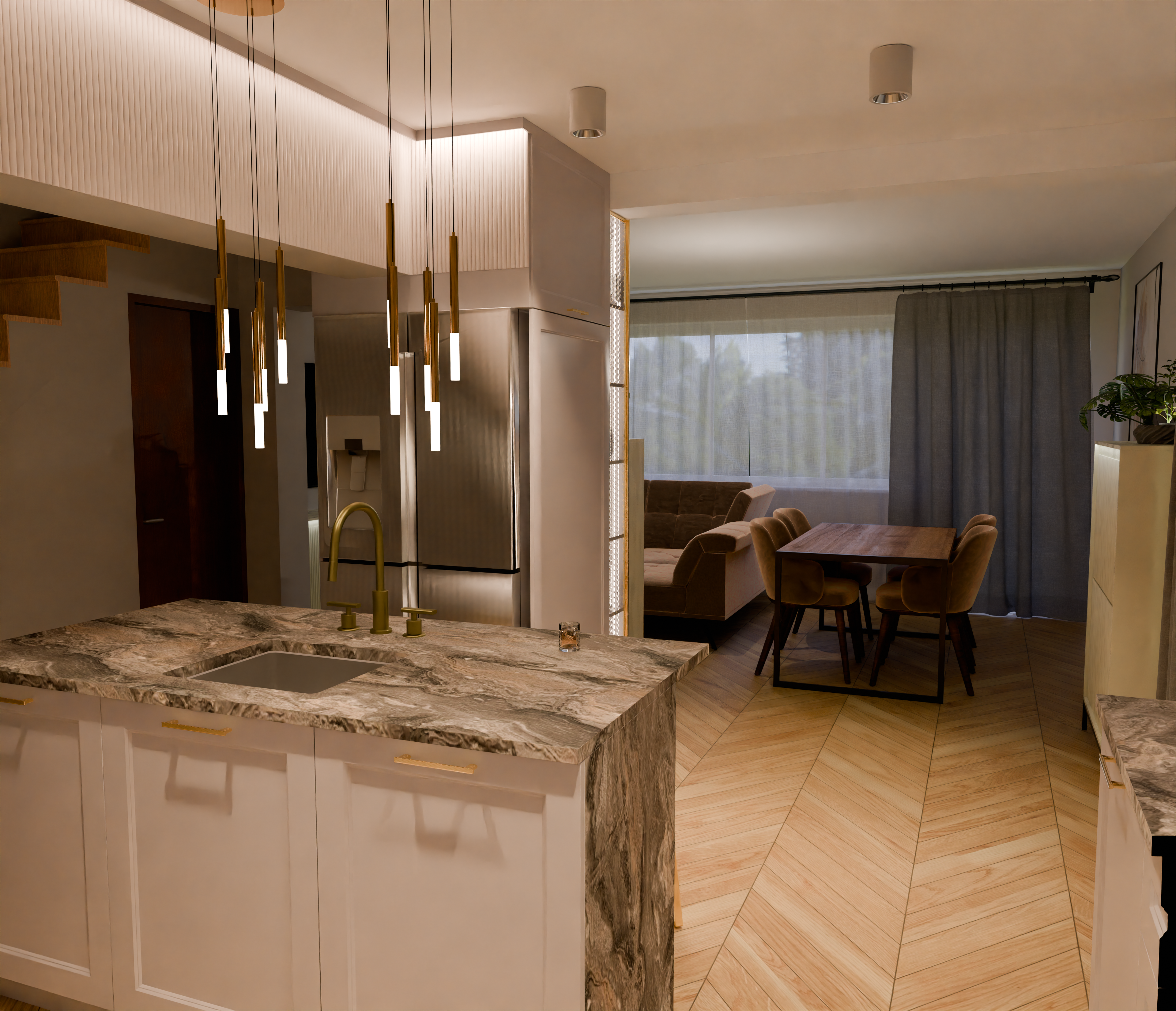 kitchen updated in Gemini-10