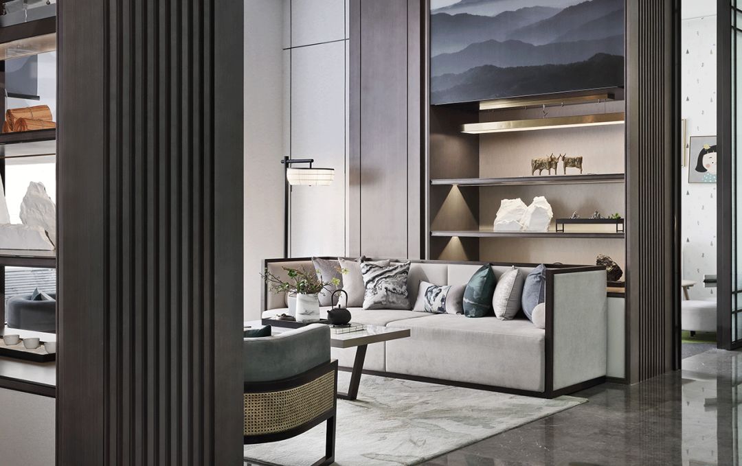 江南意蕴，现代美学——无锡合景玺悦珑庭售楼部设计-43