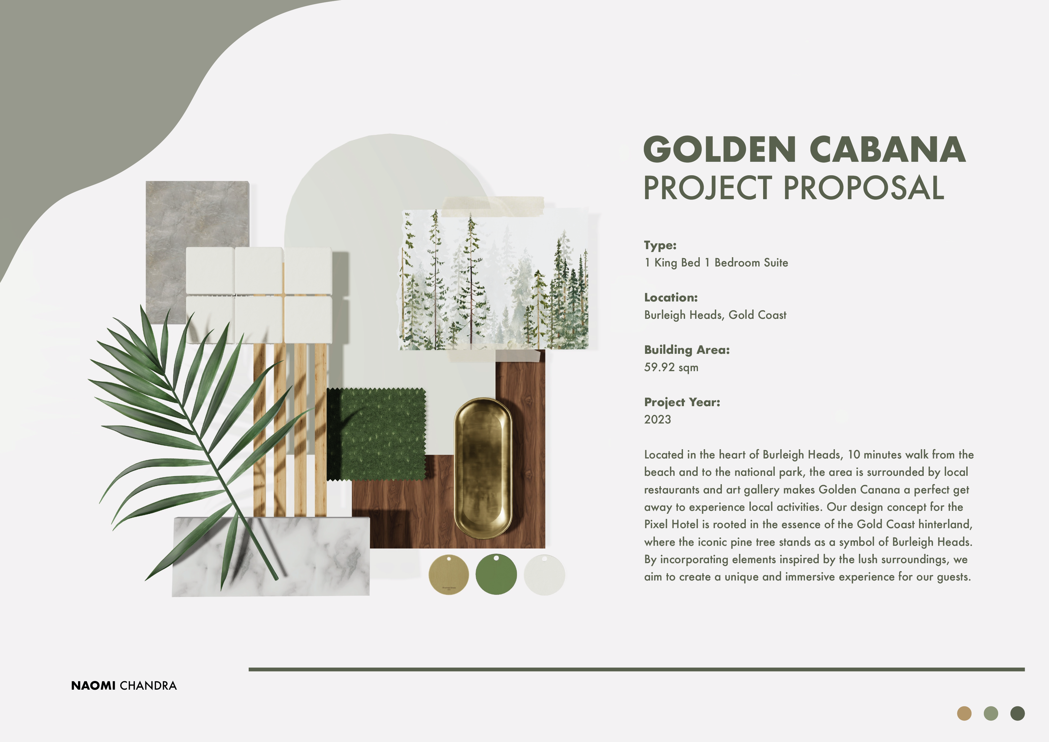 Golden Cabana Hotel 室内设计提案及渲染丨澳大利亚-0