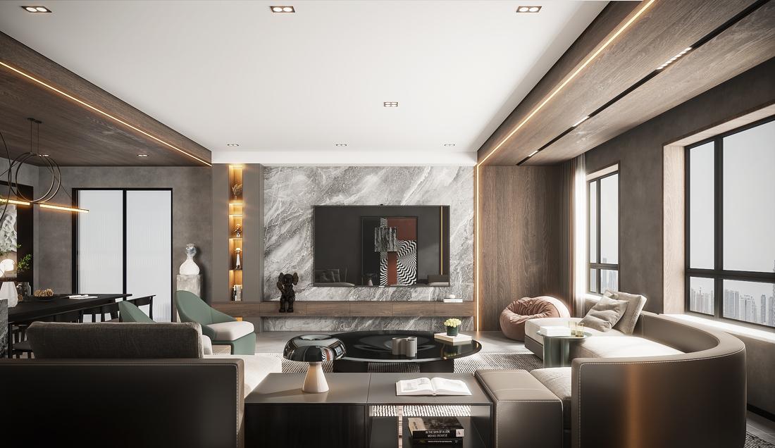 现代轻奢家居设计-22