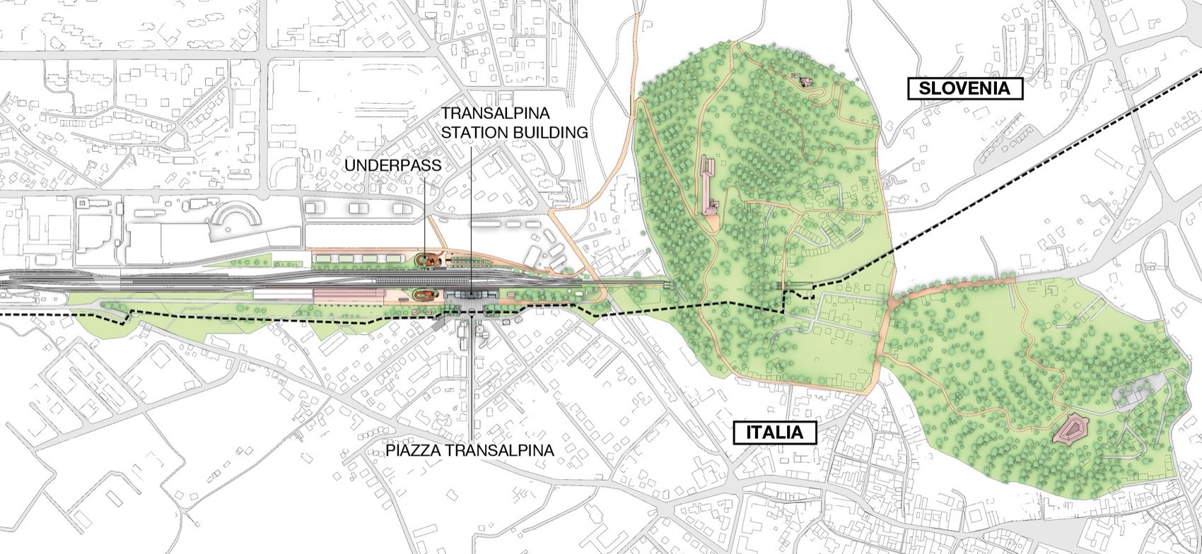 诺瓦戈里察火车站与Vrtača地下通道丨斯洛文尼亚戈里丨Sadar+Vuga d.o.o.等多个团队-61