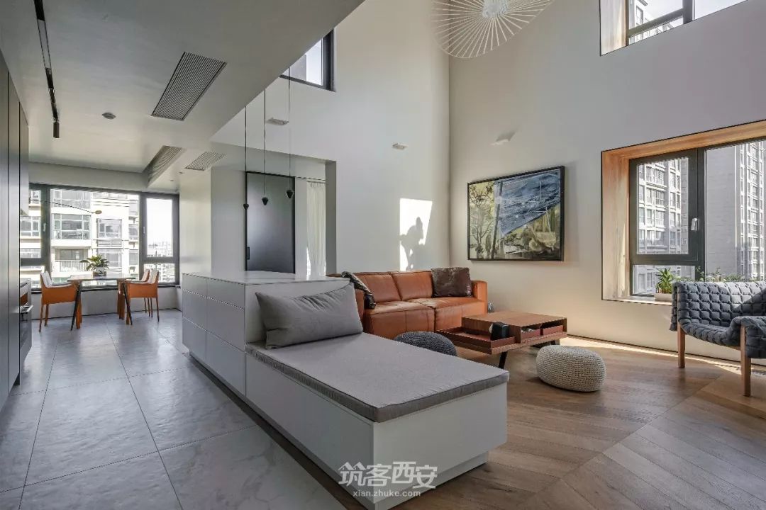 兰亭·望 | 李翔设计师的简约复式空间设计-33