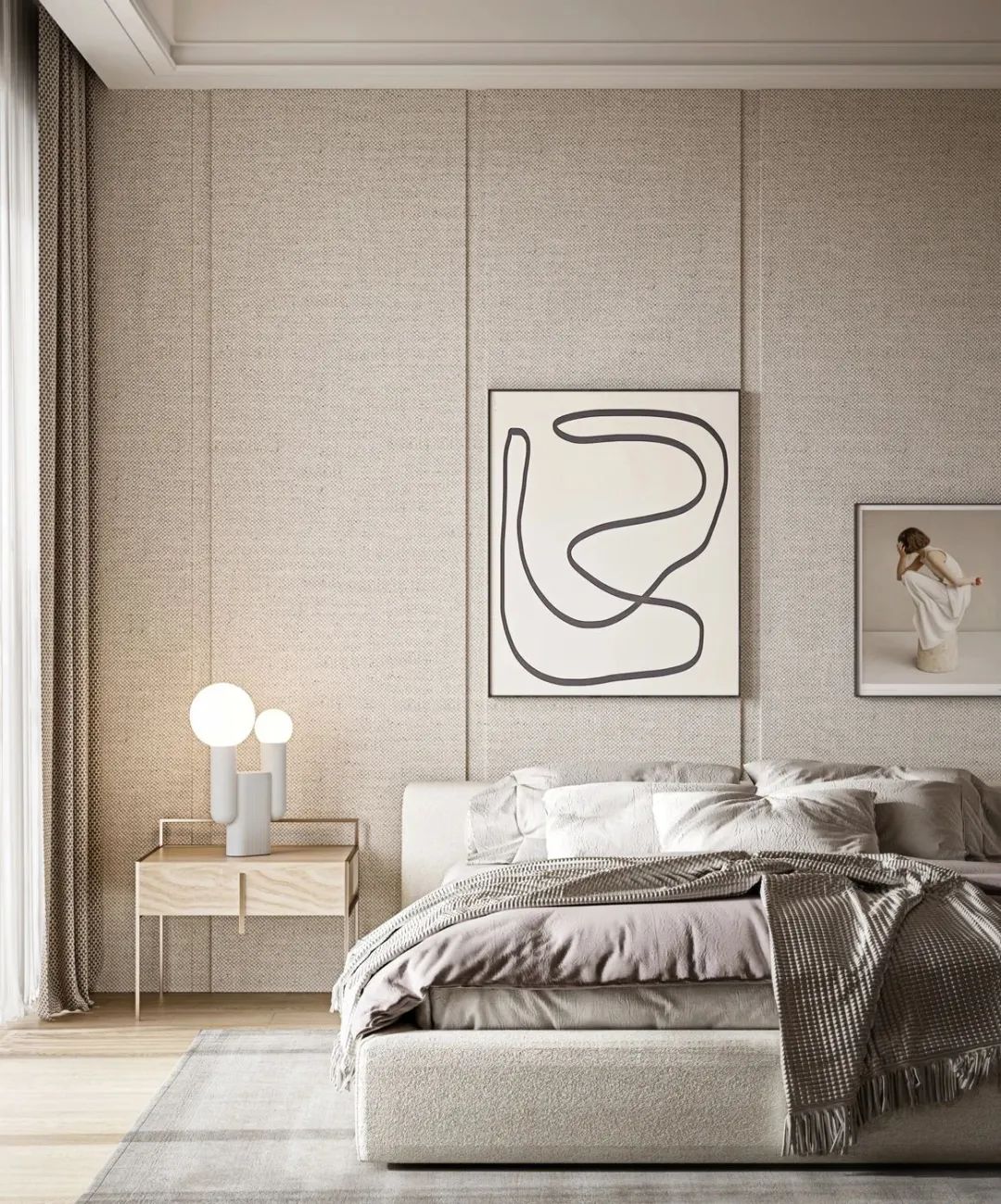 奶油风邂逅北欧雅致丨中国深圳丨戴勇设计-32