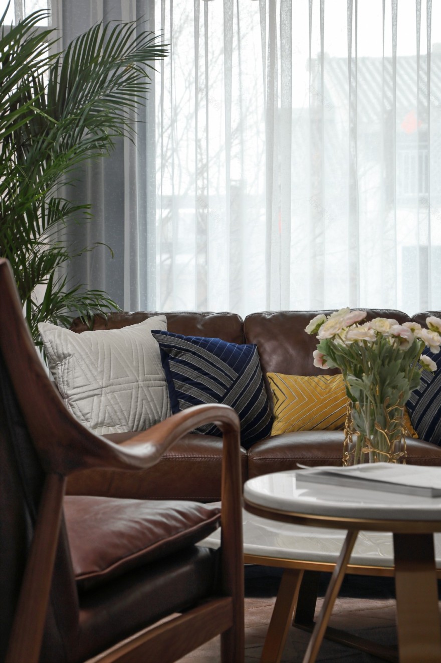 清羽设计 · 成都 178㎡优雅灰蓝家居,打造舒缓港湾氛围-30