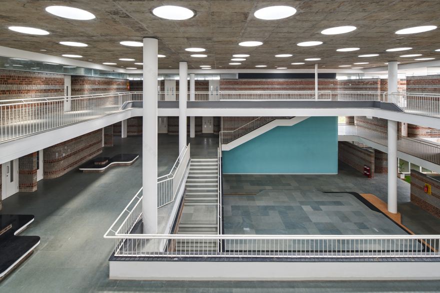 印度乡村校园新地标 | 融入本土元素的低成本绿色设计-59