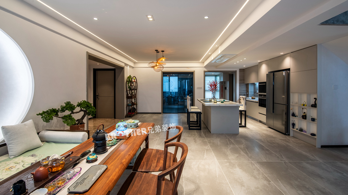 约克郡上林洋房跃层现代禅意风格设计-12