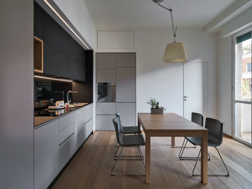 米兰私人住宅的灵活空间设计-15