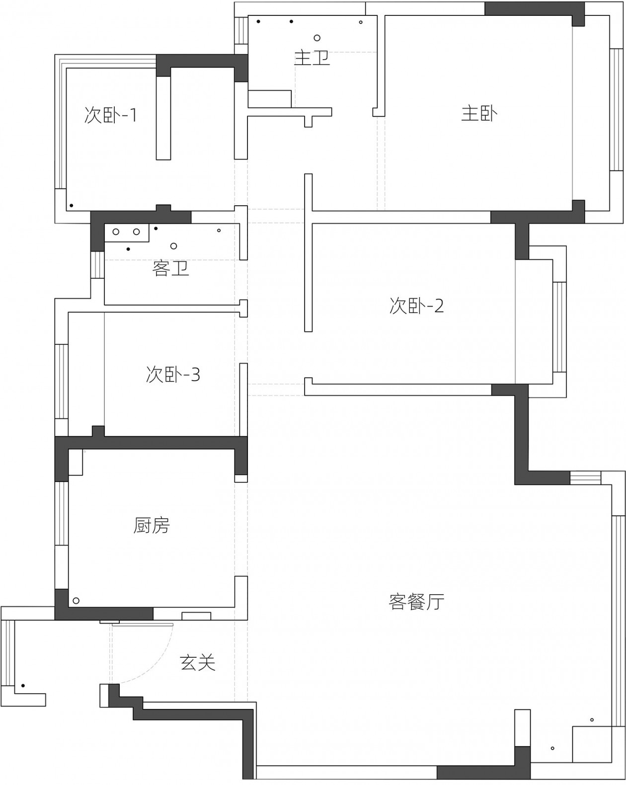 江苏140㎡四代同堂丨中国江苏丨恒田设计-9