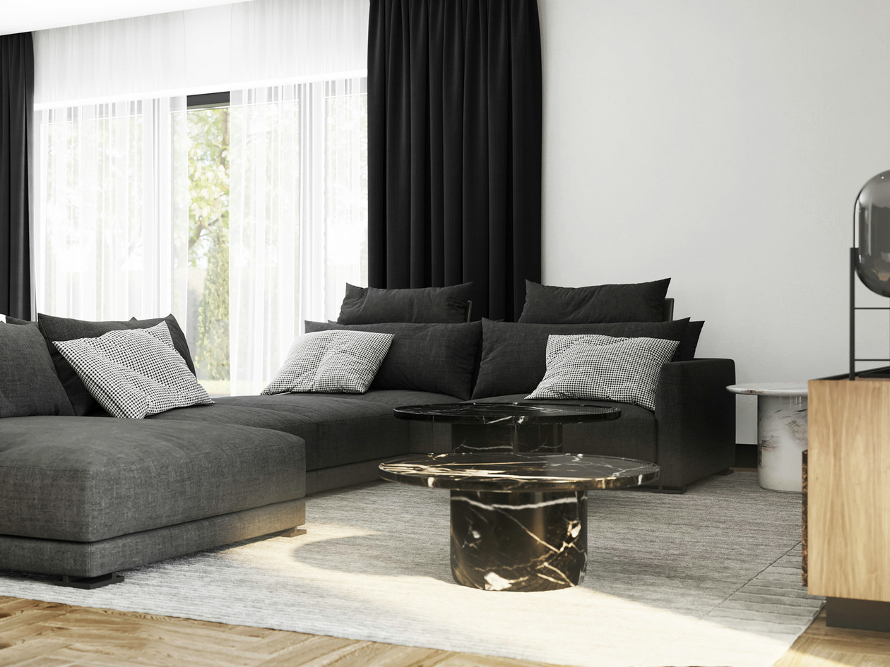 高级黑色系公寓设计-3