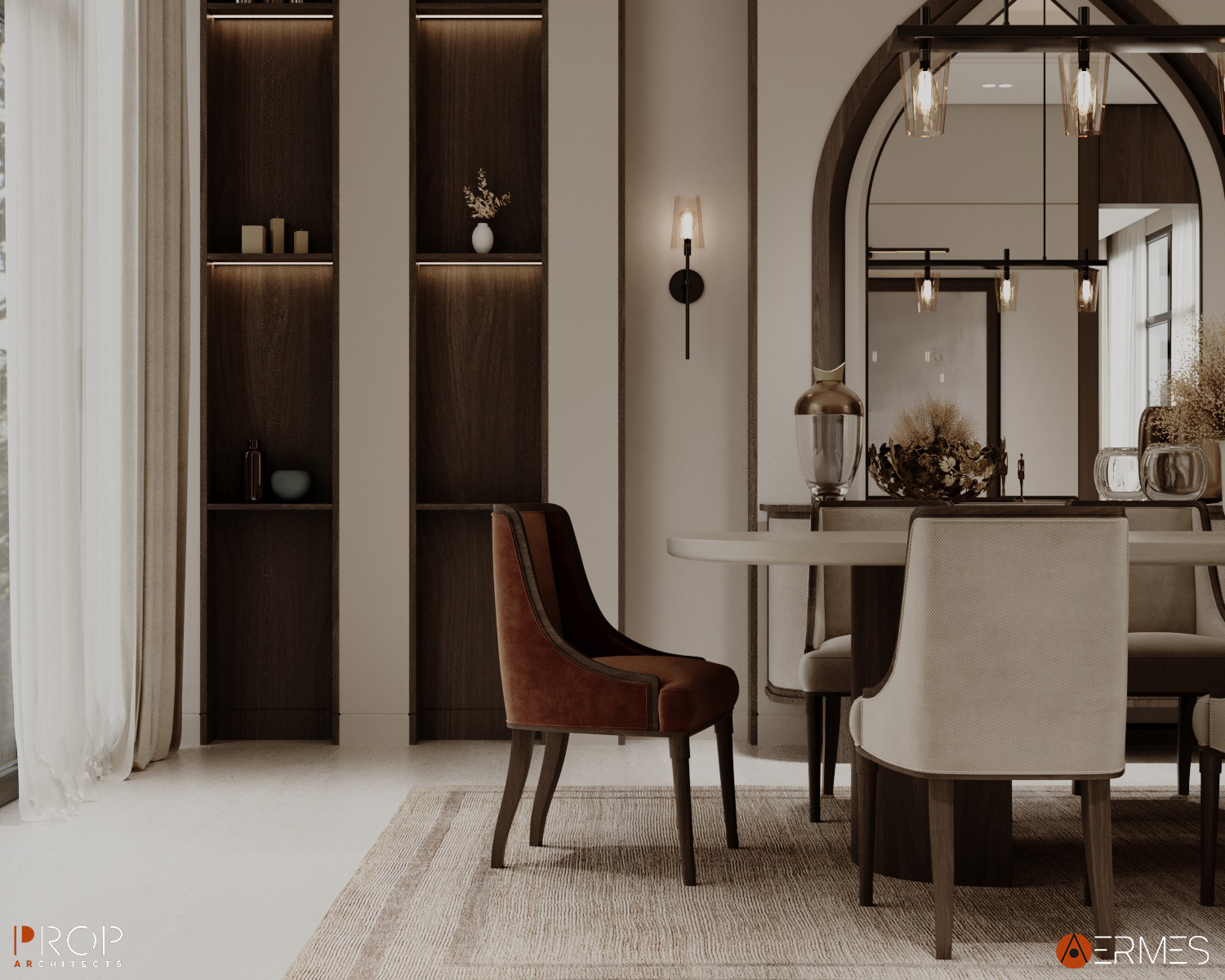 新古典主义室内设计风格丨沙特阿拉伯丨PROP & AERMES ARCHITECTS-11