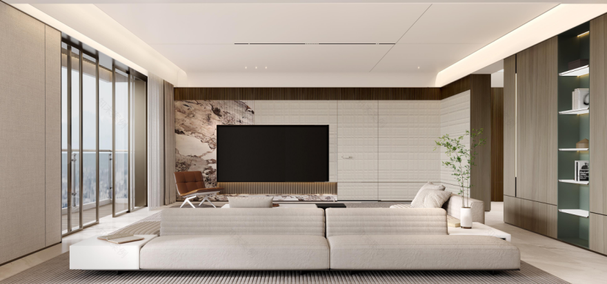 魔都陆家嘴 420㎡艺术大平层私人住宅丨中国上海丨循光空间-127