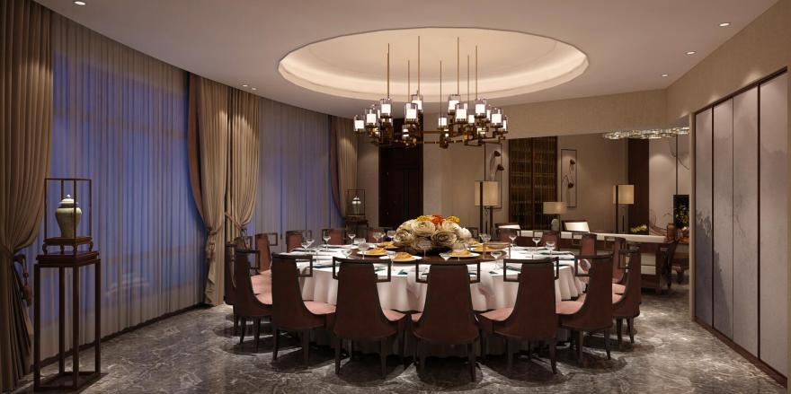 赣南师范大学国际交流中心改造设计:一场关于线构成与山川带来的空灵意境视觉盛宴-32