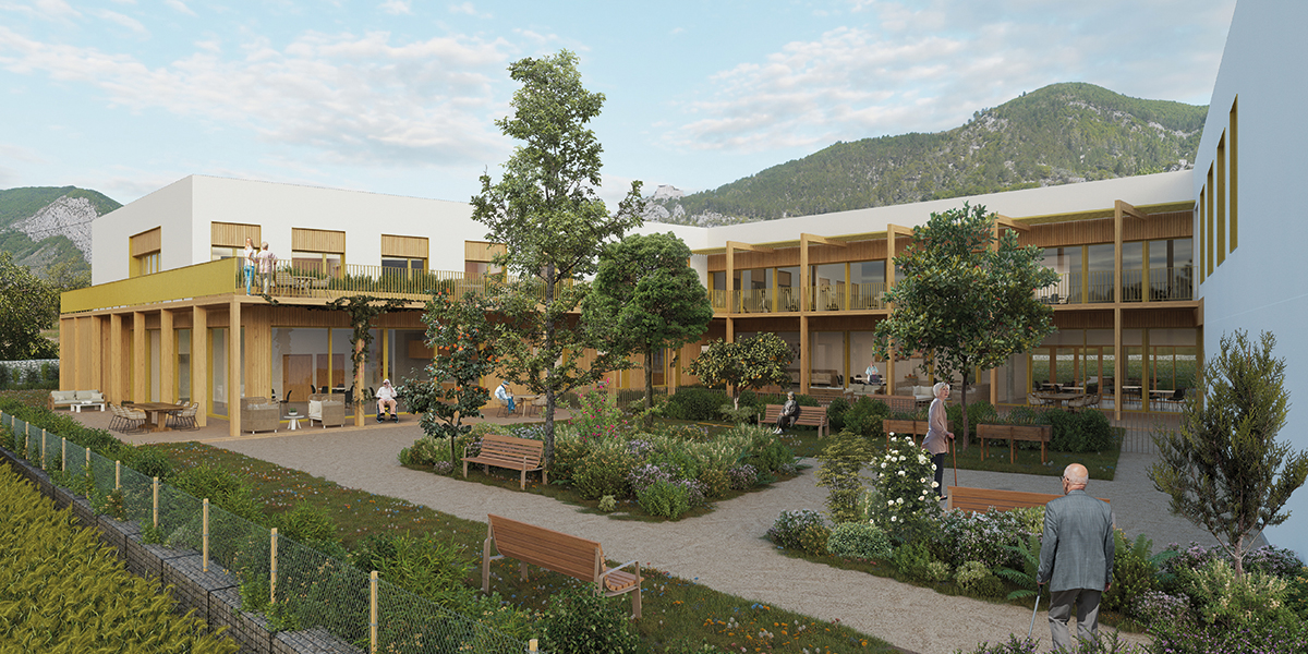 EHPAD 68 lits au cœur de la montagne provençale - CoCo architectureCoCo architecture-6
