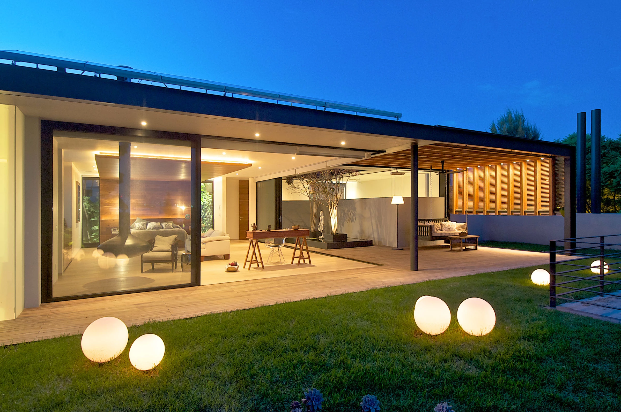 墨西哥透明绿意住宅-40