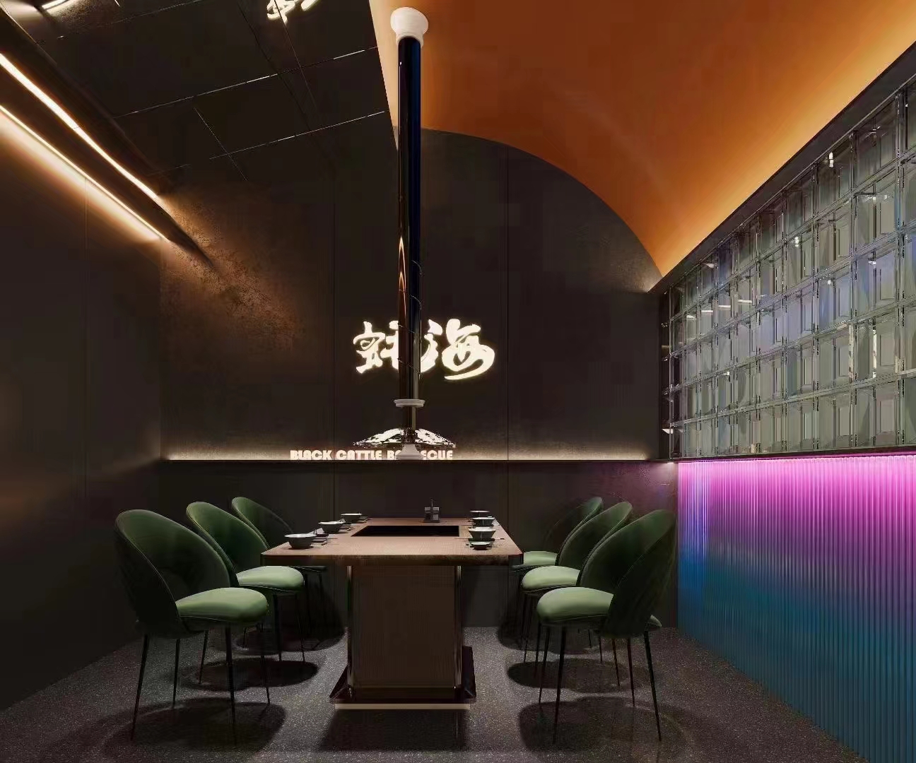 水晶感满满的海鲜餐厅 奇光幻化星辰里 灿烂波澜漫潮生-8