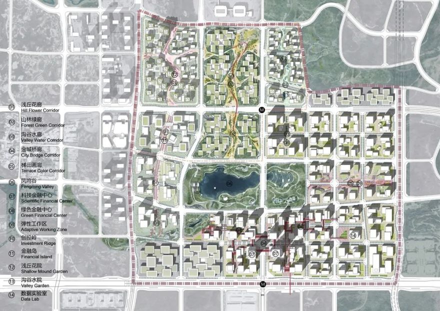 西部(重庆)科学城金凤中心片区规划丨中国重庆丨同济设计集团联合体-17