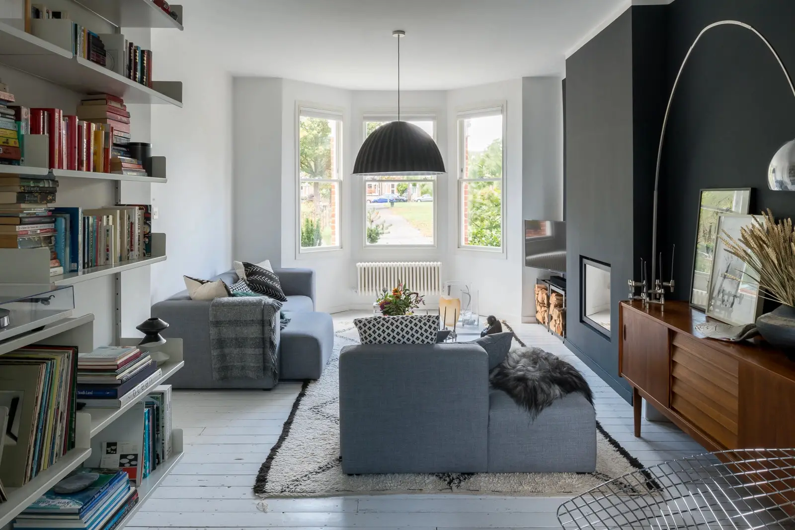 伦敦附近维多利亚式住宅的现代改造-2