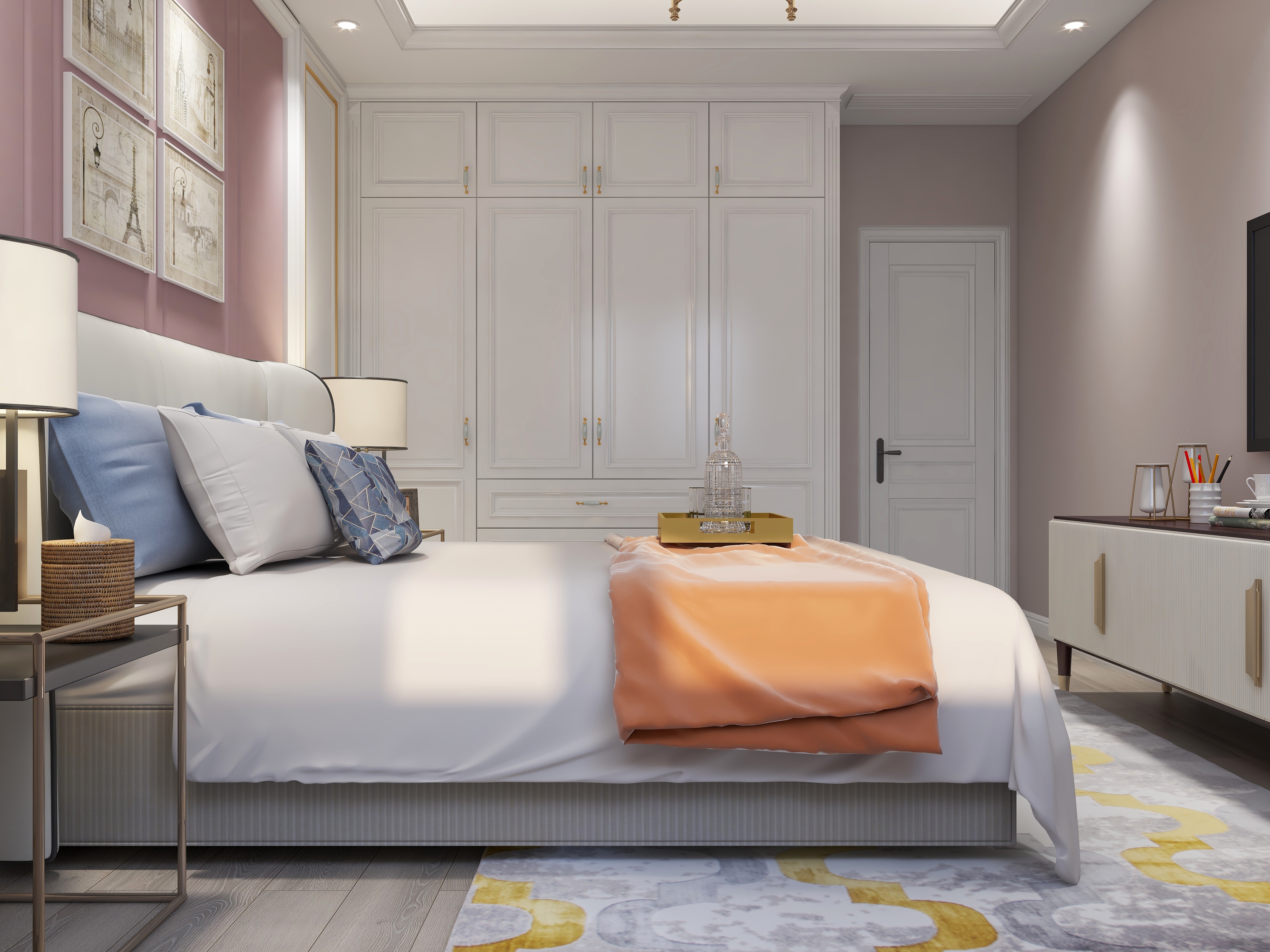 《十行红笺》美式轻奢风，温馨柔美金属质感-14