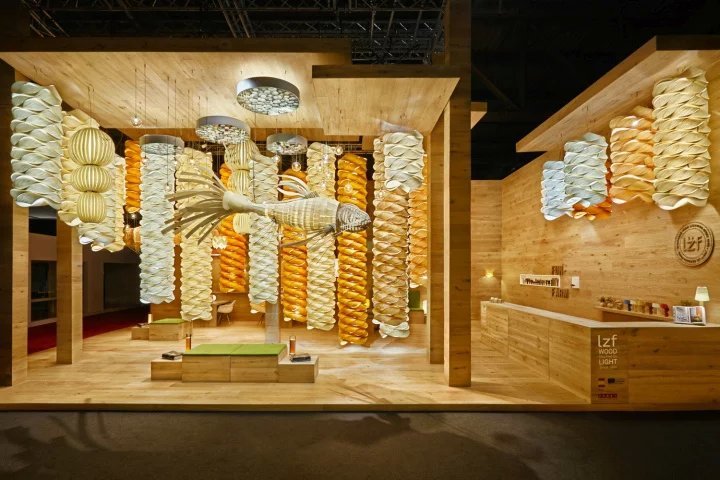 【展示空间】 米兰灯具照明展的LZF品牌展示空间-4