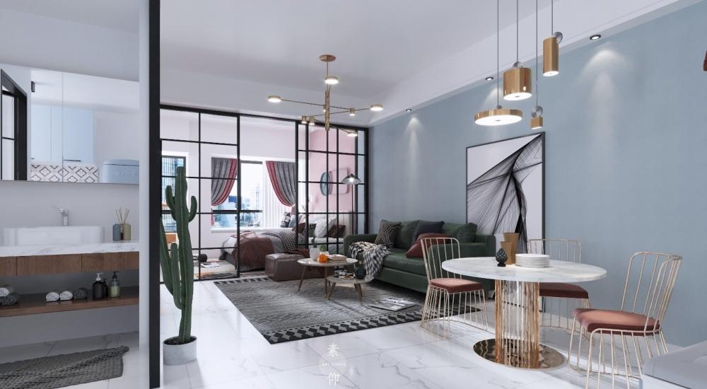 糖果色北欧风,打造清新梦幻家居空间-2