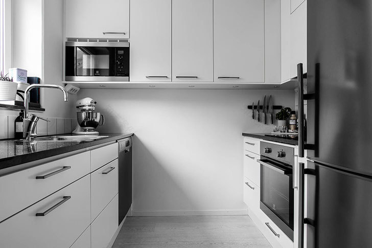 斯德哥尔摩 52 平米公寓,大窗打造纽约 loft 风格-8