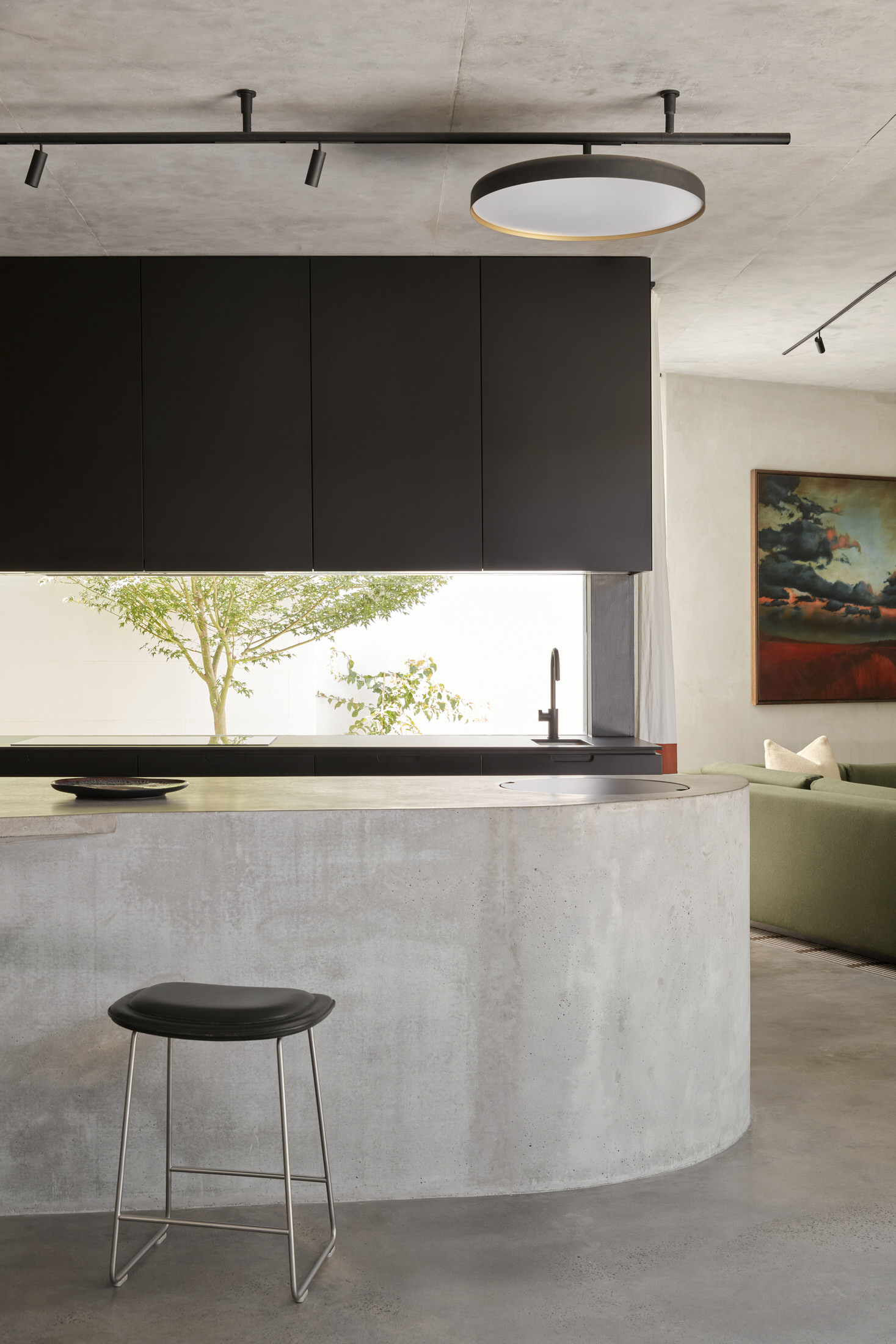 混凝土与绿意的和谐共舞 · Grove House丨澳大利亚悉尼丨Clayton Orszaczky-36