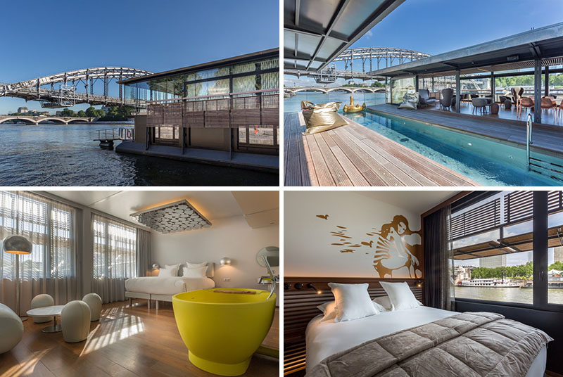 塞纳河上的浮动酒店丨法国巴黎-2