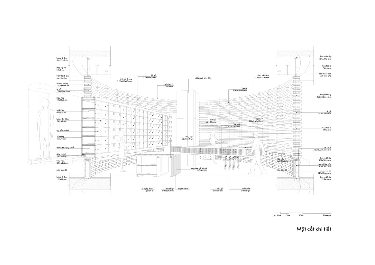 现代越南风格 YHCT 诊所设计,融合自然人文元素-35
