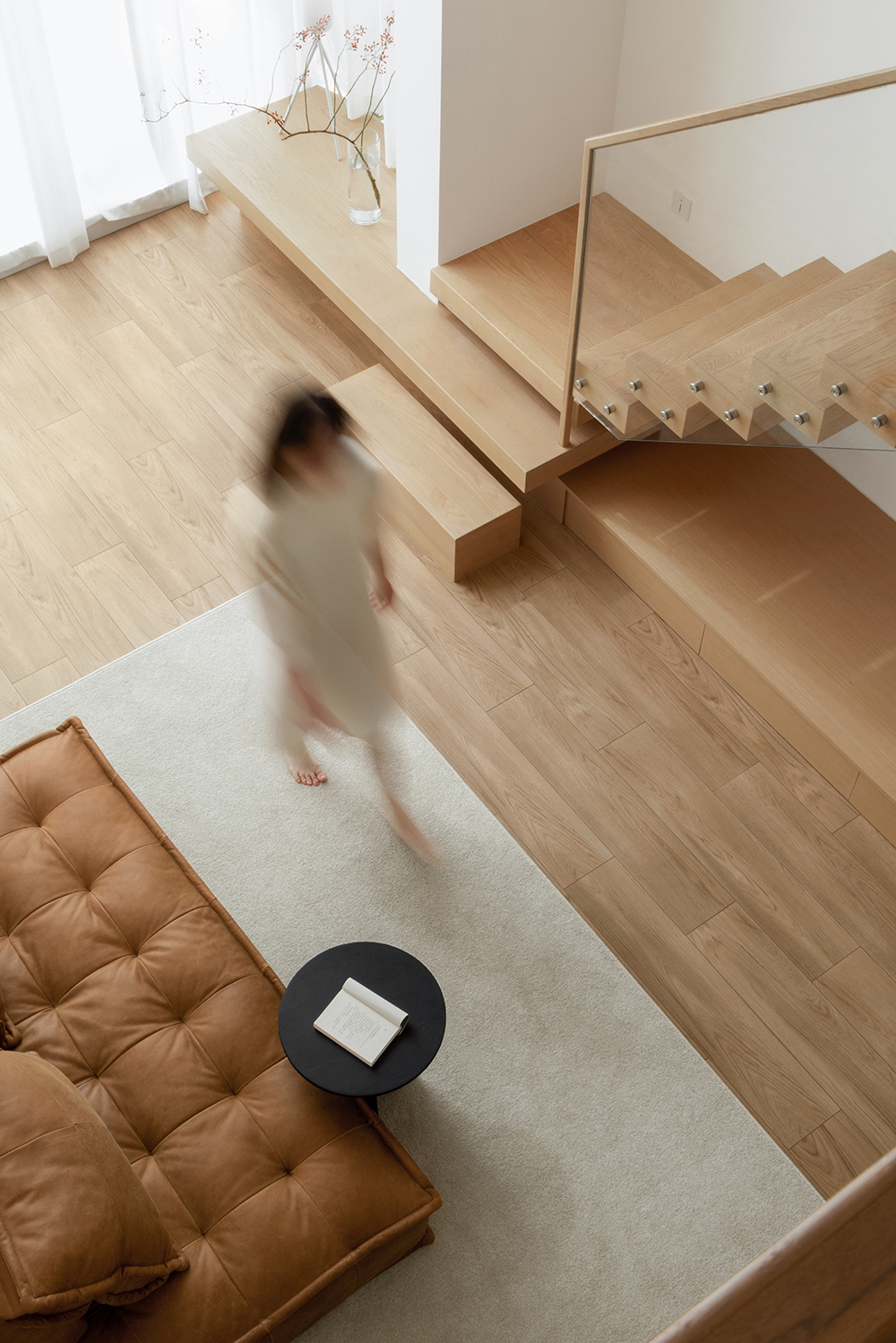 四层叠墅 素简原木风,悠然生活美学丨境屿空间设计-2