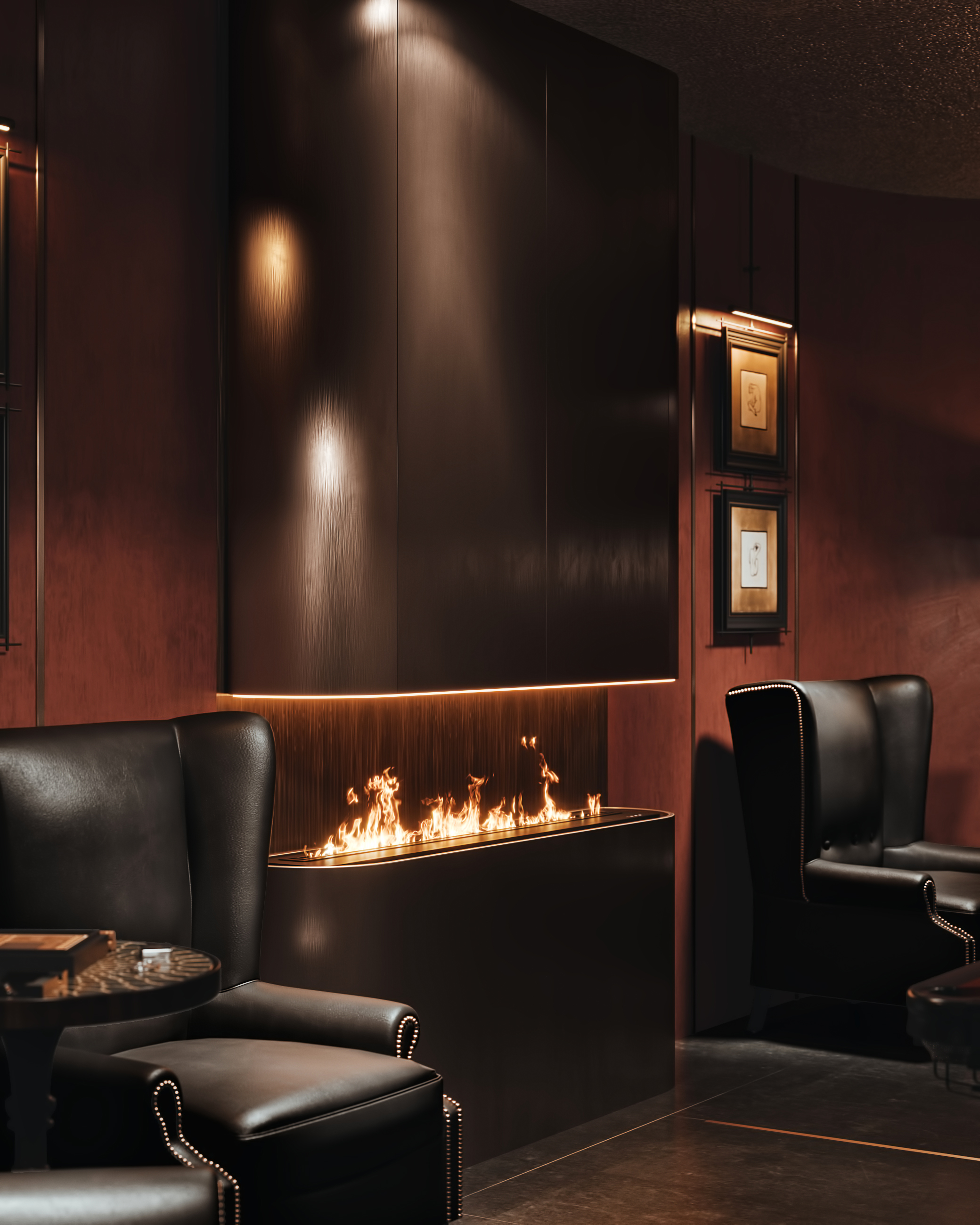 暗黑风雪茄吧酒吧-6