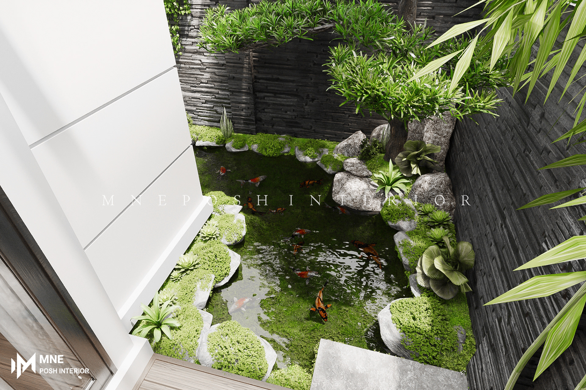 LANSCAPE DESIGN VILLA VINHOME RIVERSIDE-4