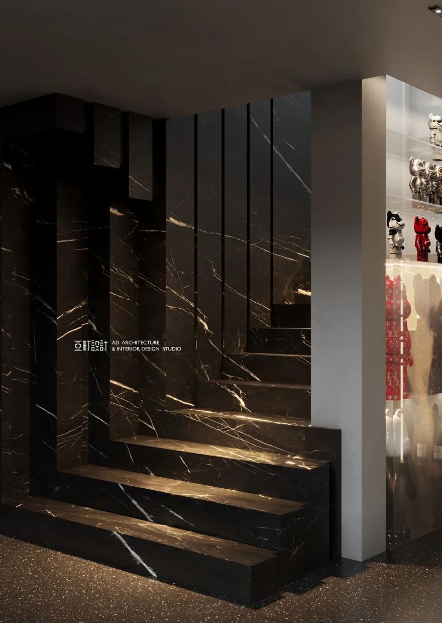 黑白灰的魅影之家 · 爵世名邸的现代艺术设计丨亚町设计-1