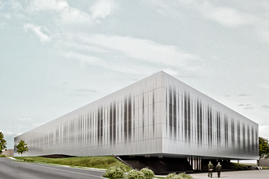 红飞机总部 | 现代工业风设计-9