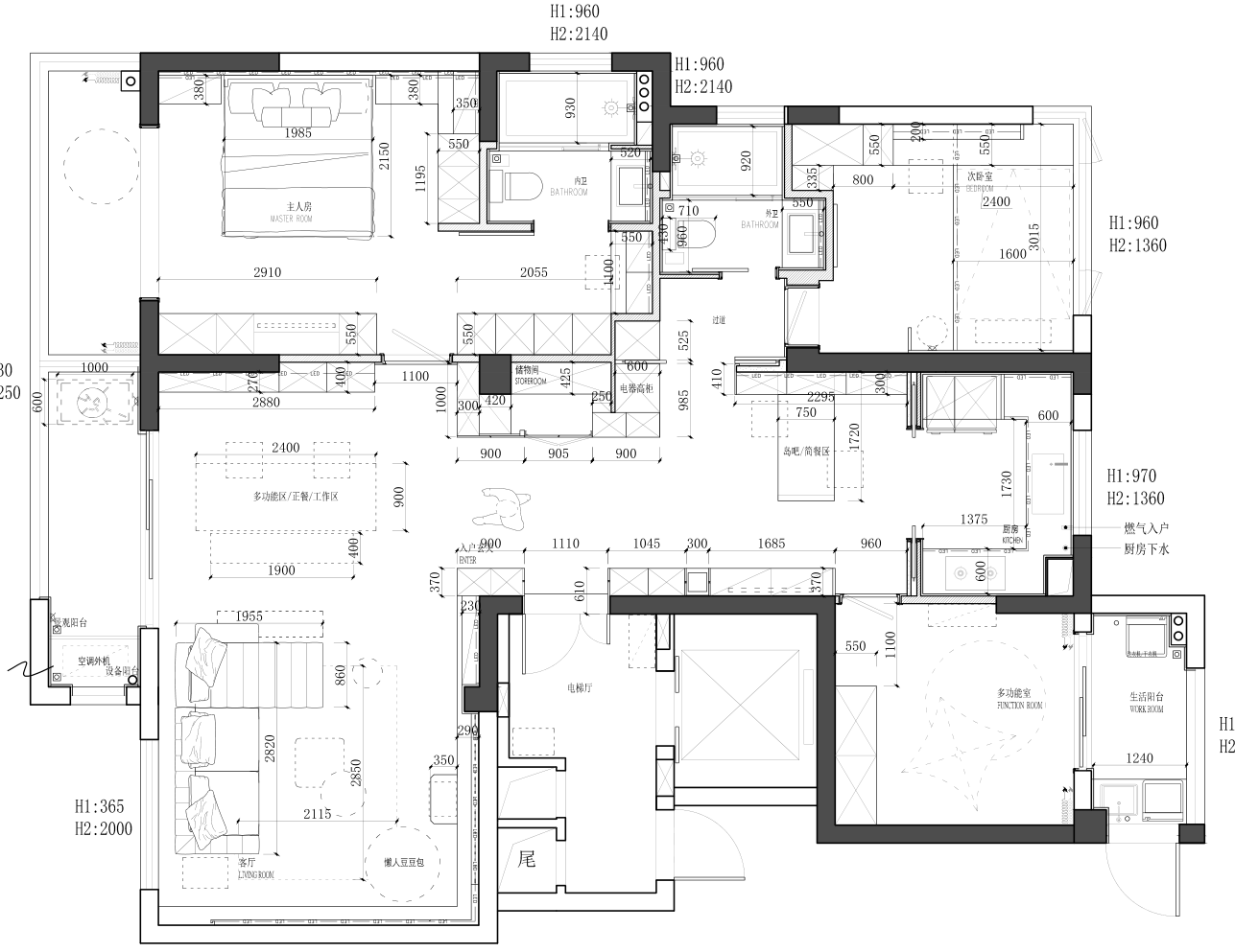 温州立体城私宅 | 白色纯净空间,释放生活压力-63