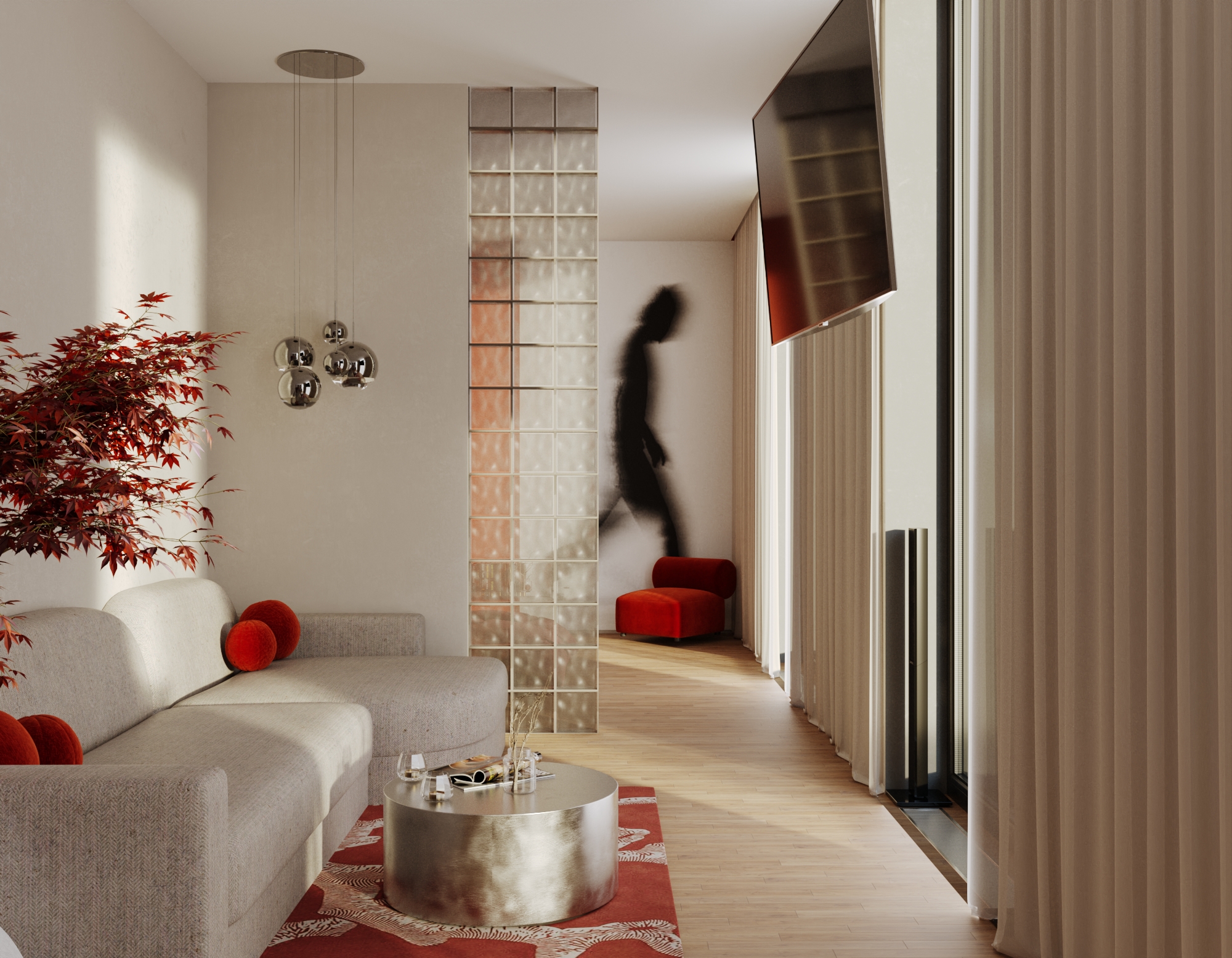 Interior of a modern apartment-0