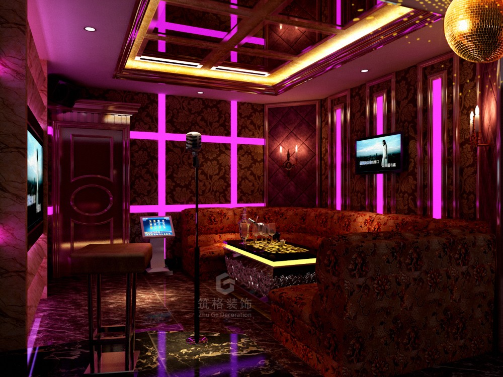 西昌KTV案例2丨成都专业KTV装修设计公司丨筑格装饰-9