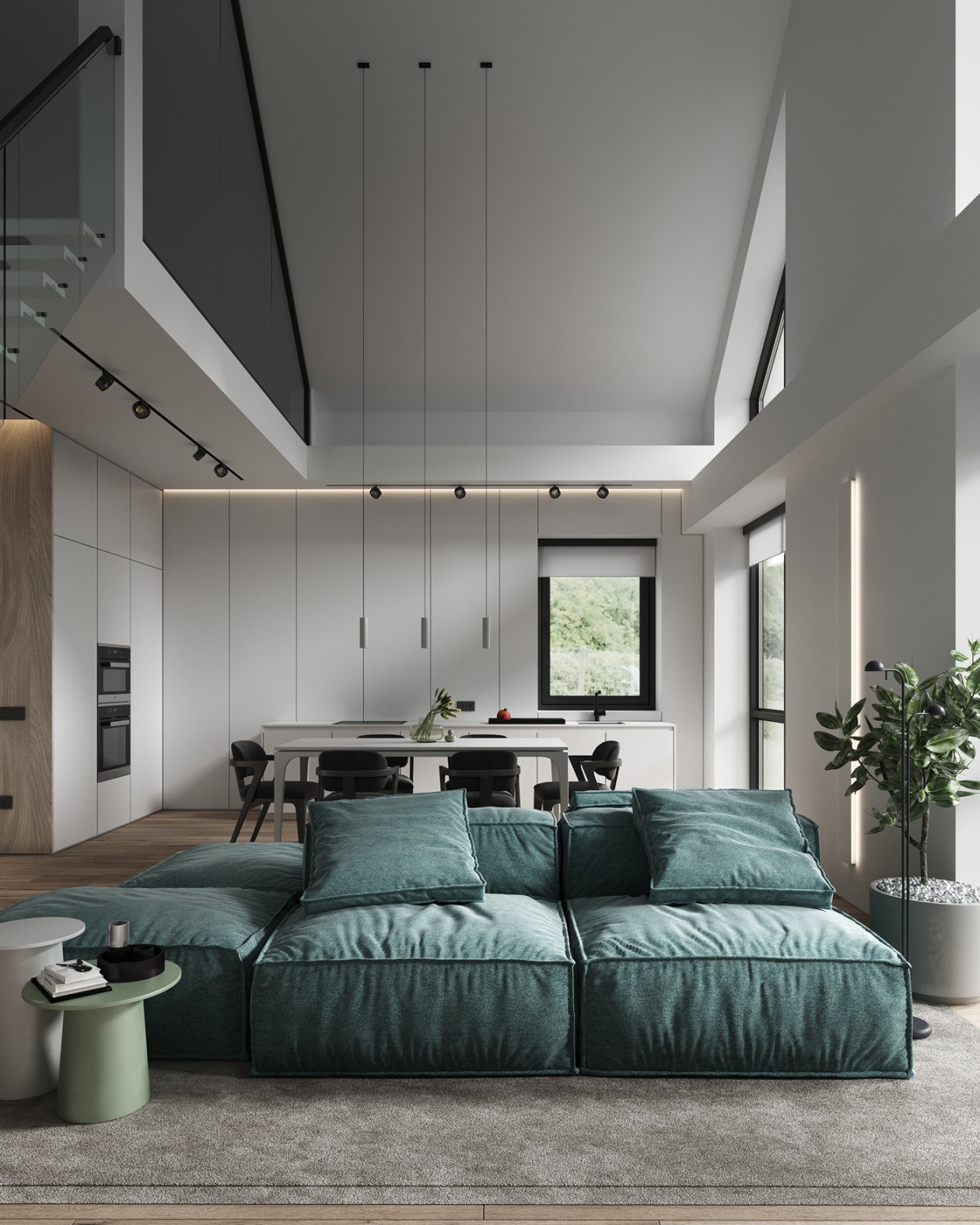 小跃层 - 将极简风表现的淋漓尽致-3