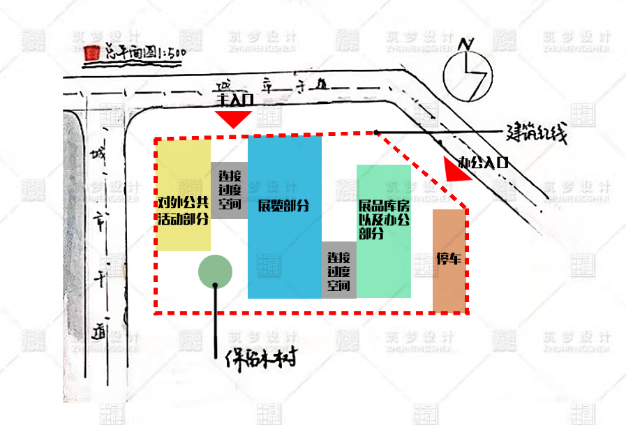 【快题复原】中国矿业大学2022年建筑学高分快题高清详解！-31