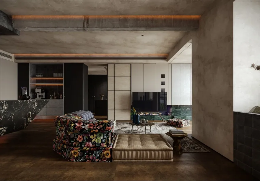 105㎡一个人的自由场丨让热闹藏在细节里丨中国上海丨YY STUDIO-21