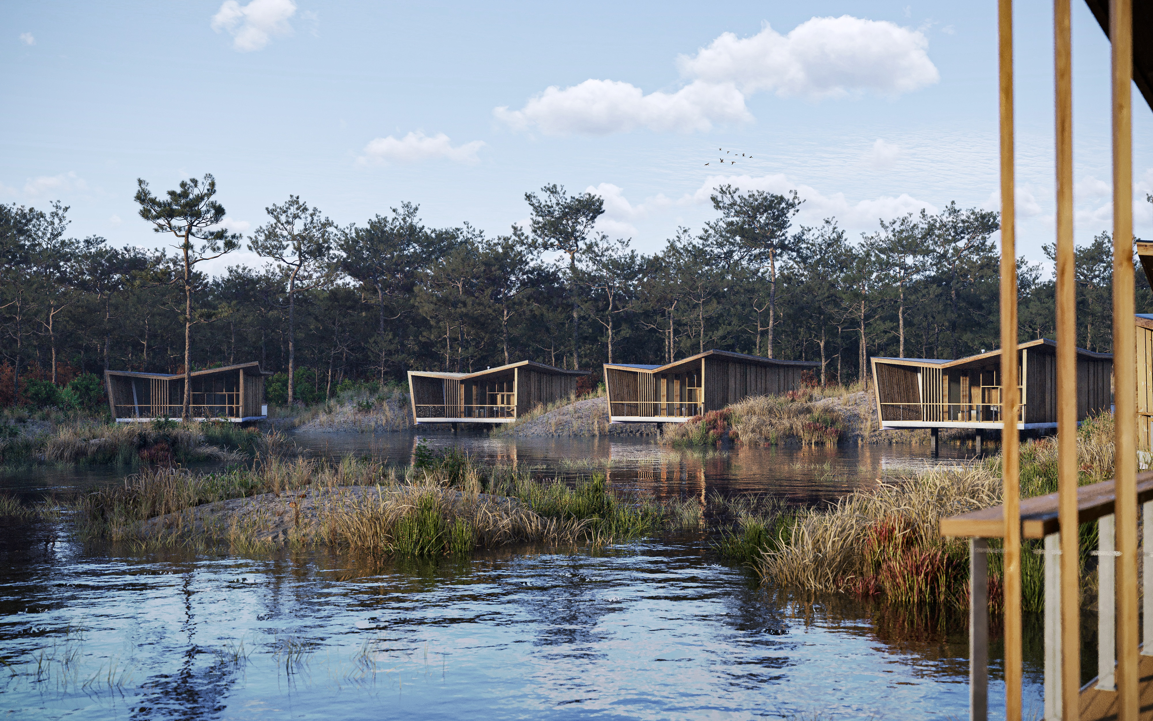 "LES ECHASSES" ECO-LODGE, Saubion , FRANCE-1