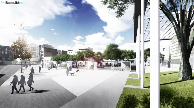 贝尔格莱德鲜花广场重建项目-16