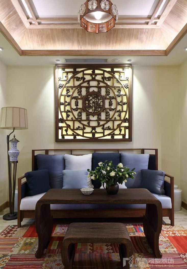 480平混搭风格别墅装修实景案例-11