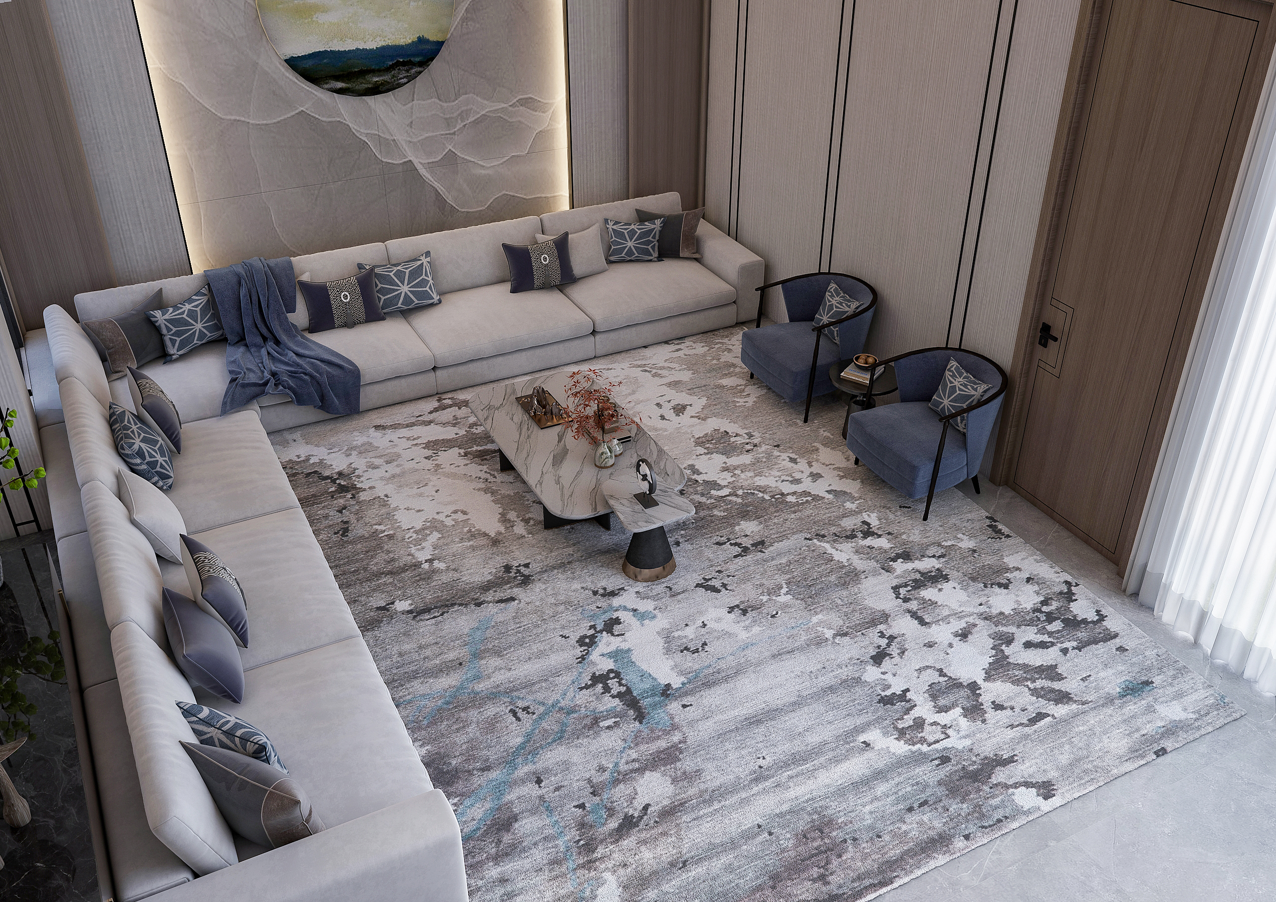 Luxury Double Height Living Space |-7