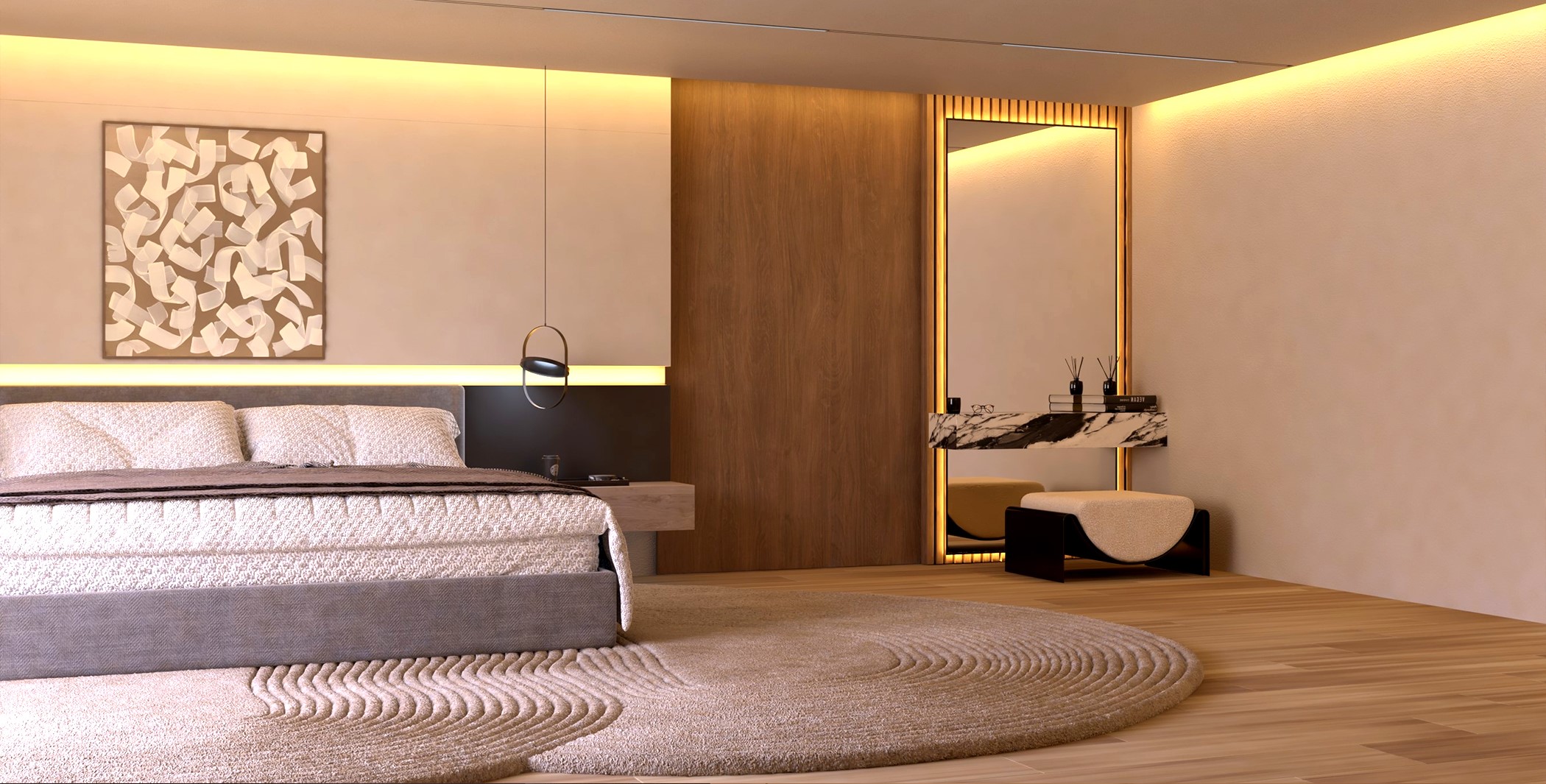 典雅的主卧室丨阿联酋-10