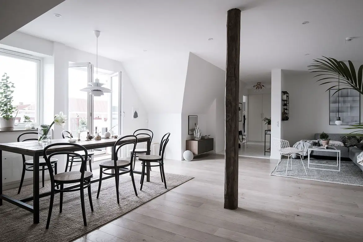 瑞典砖楼顶层公寓 | 旧空间新活力-6