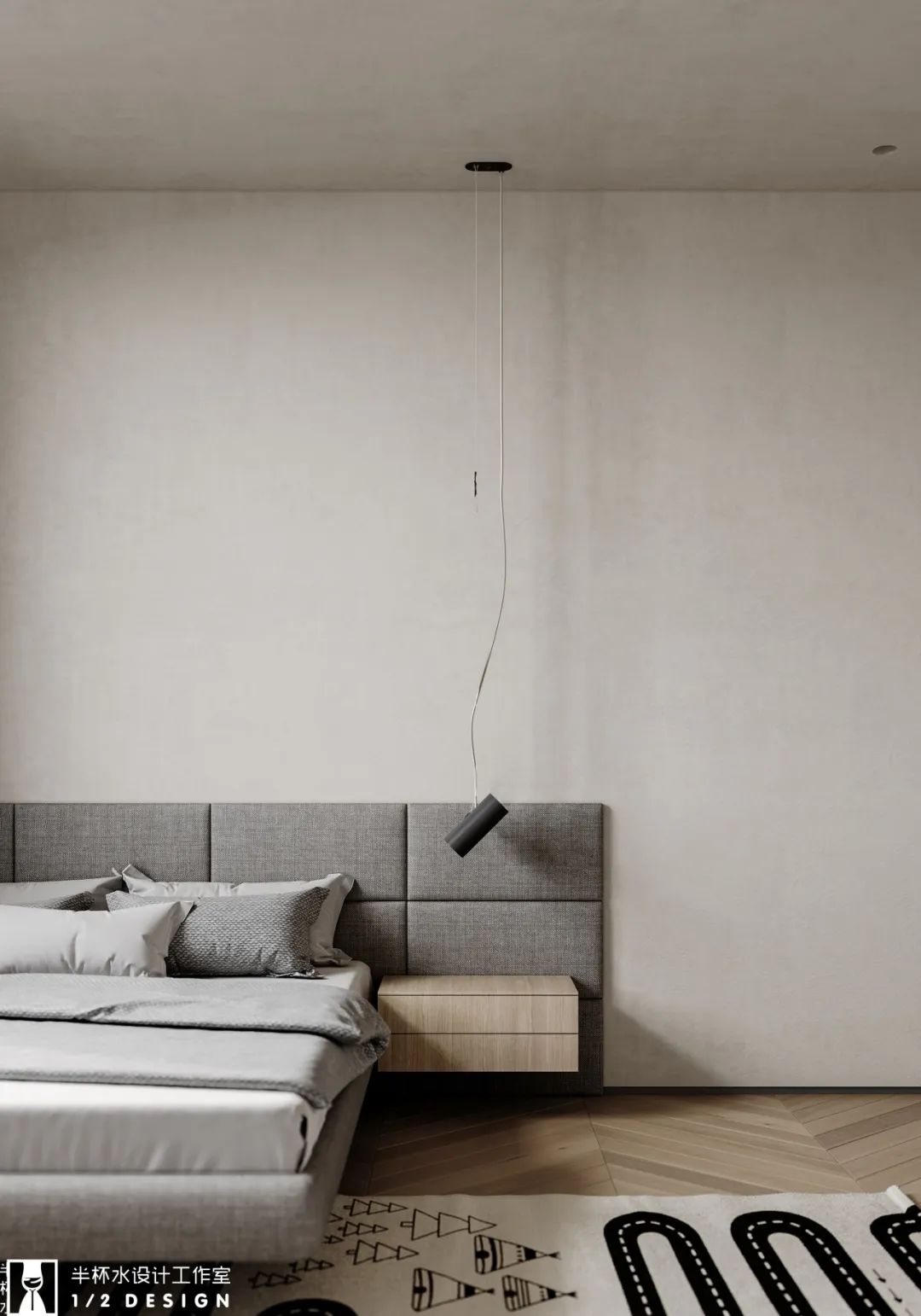 泊蔚法式现代风室内设计丨半杯水工作室-27